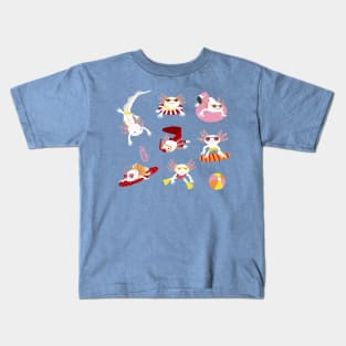 Axolotl Swim Party Kids T-Shirt